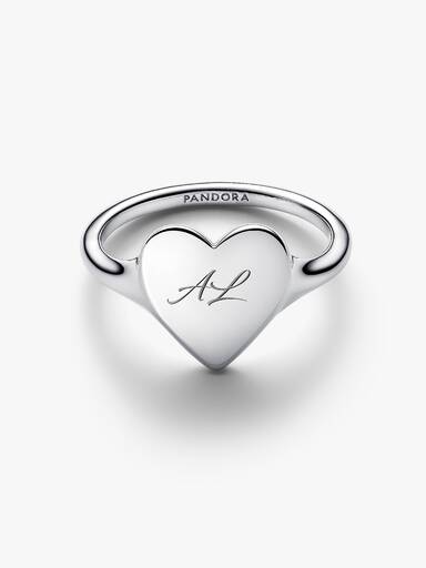 Engravable Heart Ring