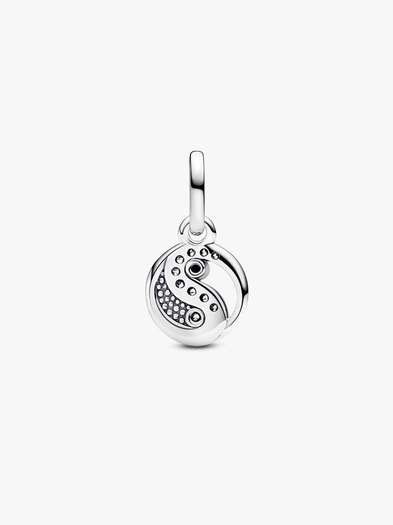 Sparkling Yin & Yang Mini Dangle Charm