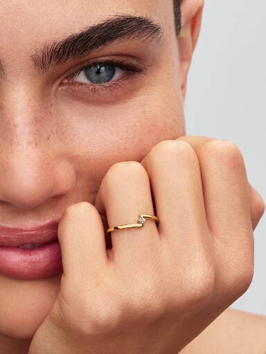 Split Solitaire Ring
