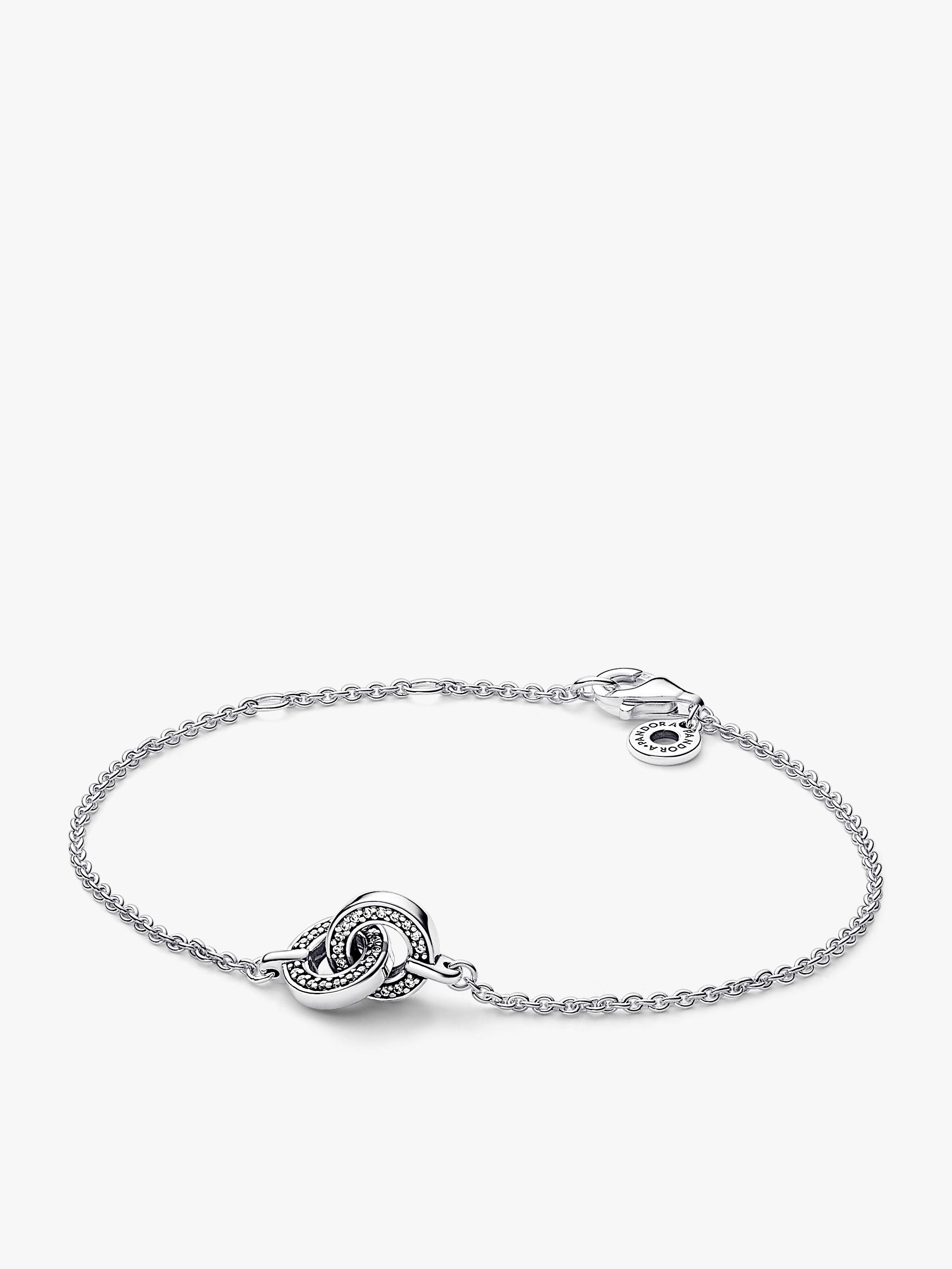 Pandora Signature Intertwined Pavé Chain Bracelet