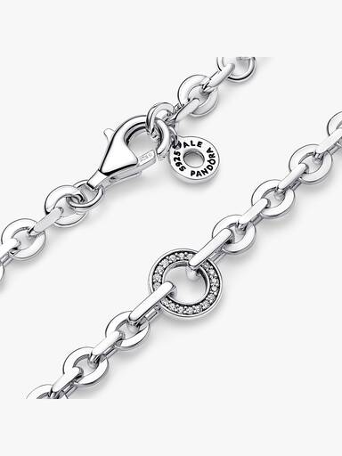 Pandora Signature Pavé Bold Chain Bracelet