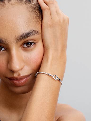 Studded Clasp & Chain Bracelet