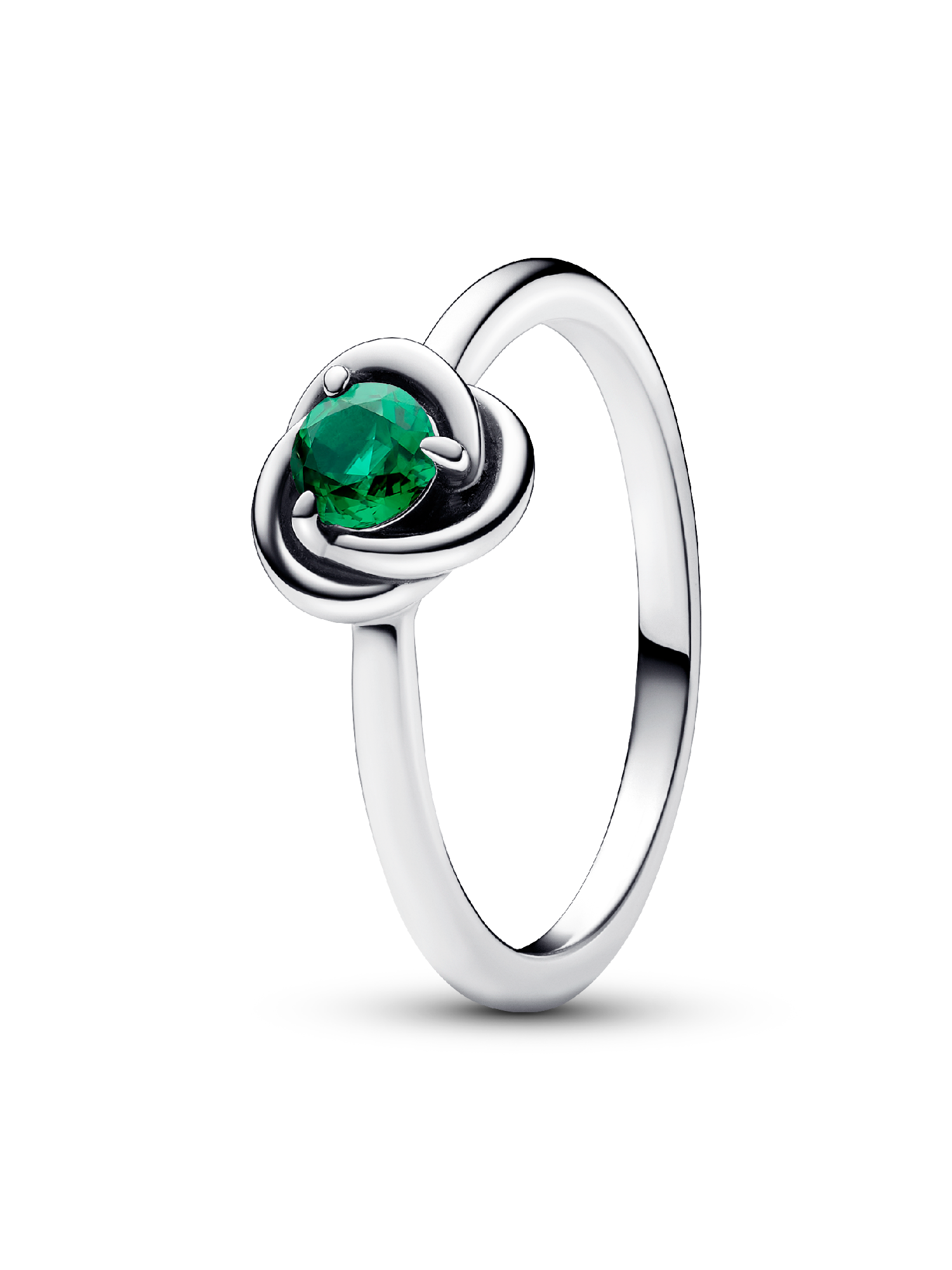 May Birthstone Eternity Circle Ring
