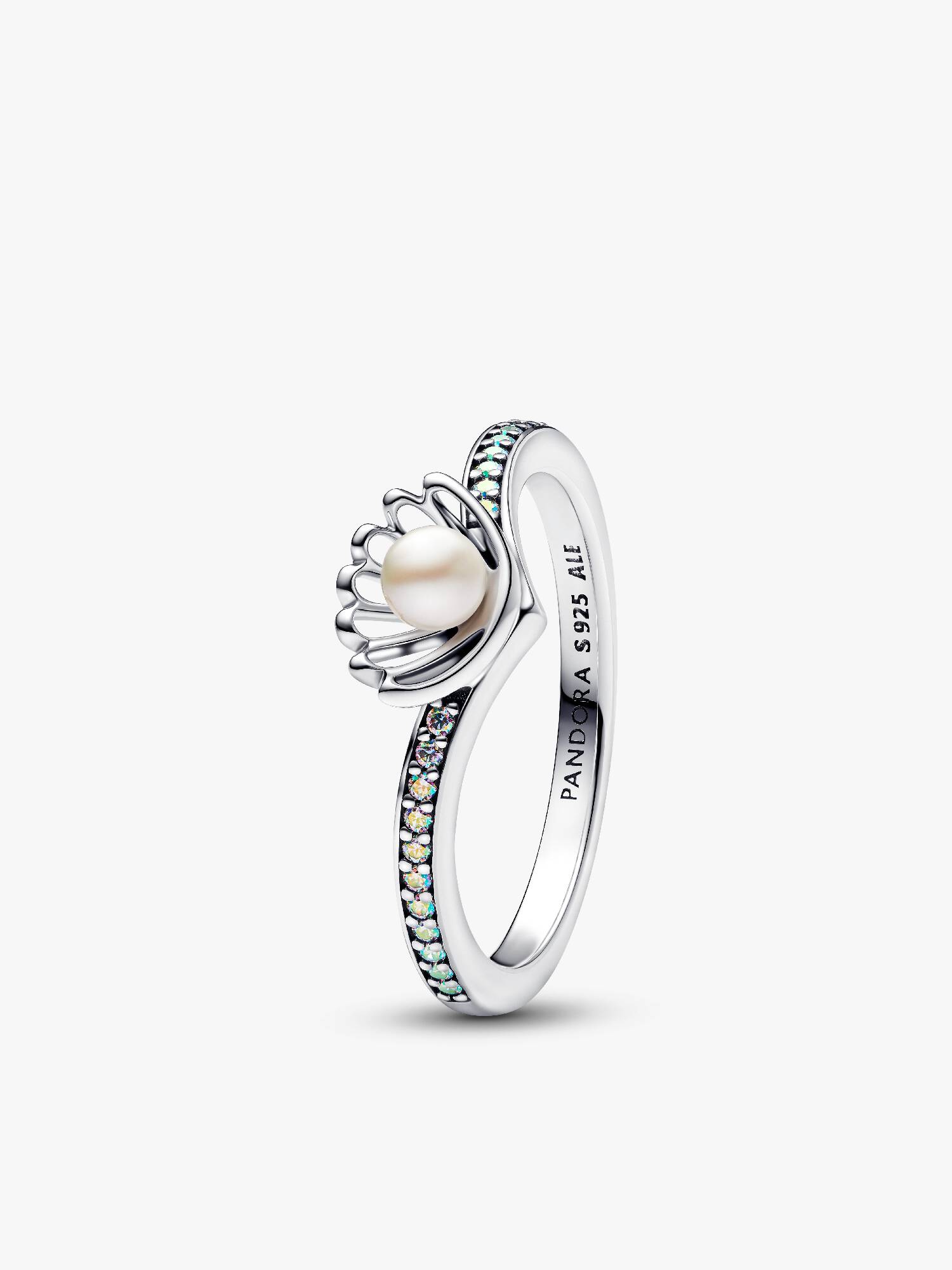 Disney Princess Ariel Shell Treated Freshwater Cultured Pearl Ring