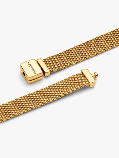PANDORA Reflexions bracelet in 14k gold-plated