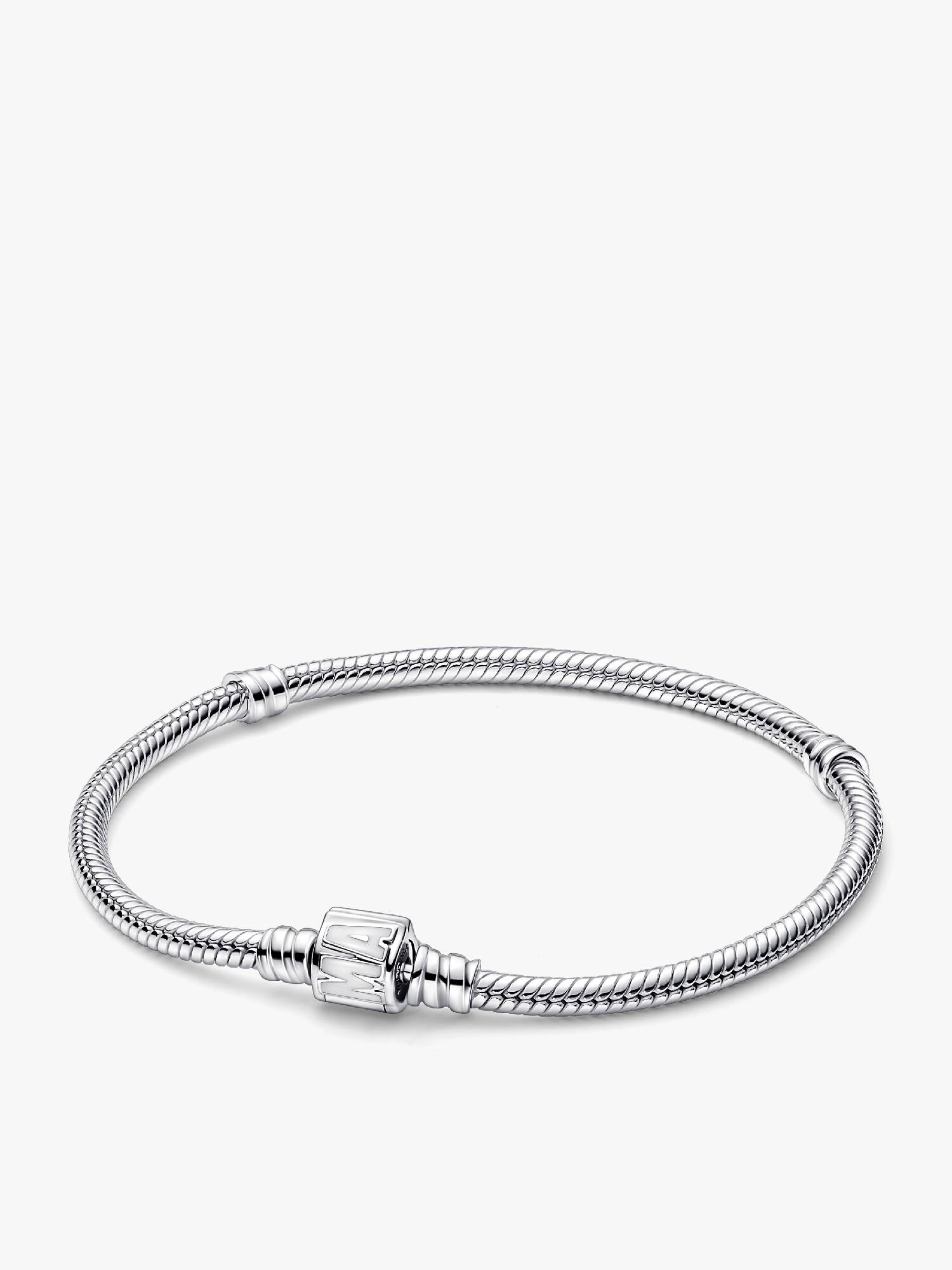Pandora Moments Marvel Logo Clasp Snake Chain Bracelet