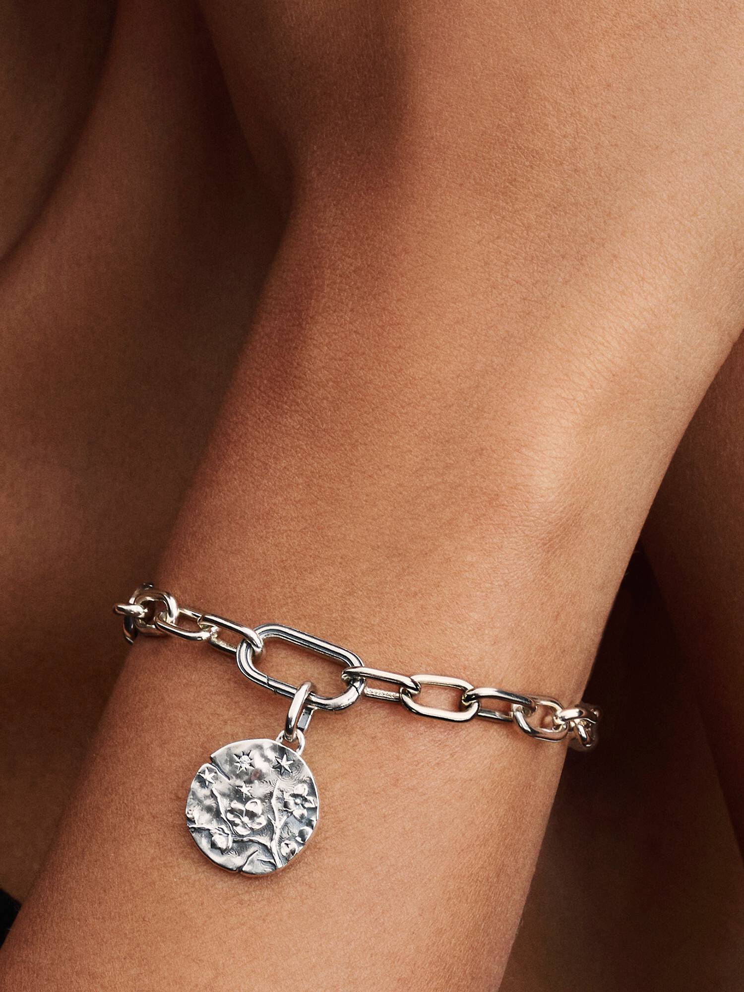Cherry Blossom Medallion Charm
