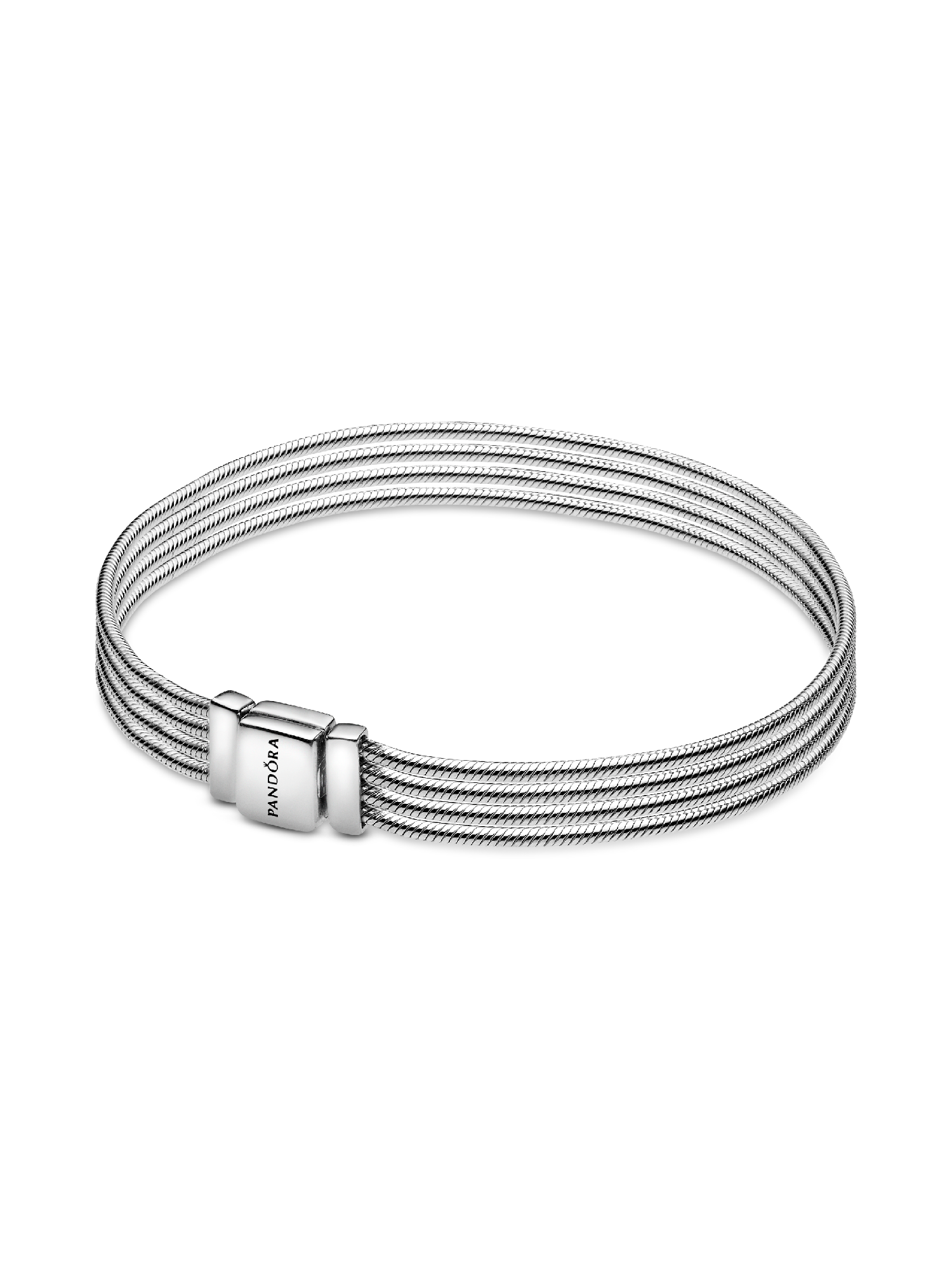 Pandora Reflexions multi snake chain silver bracelet