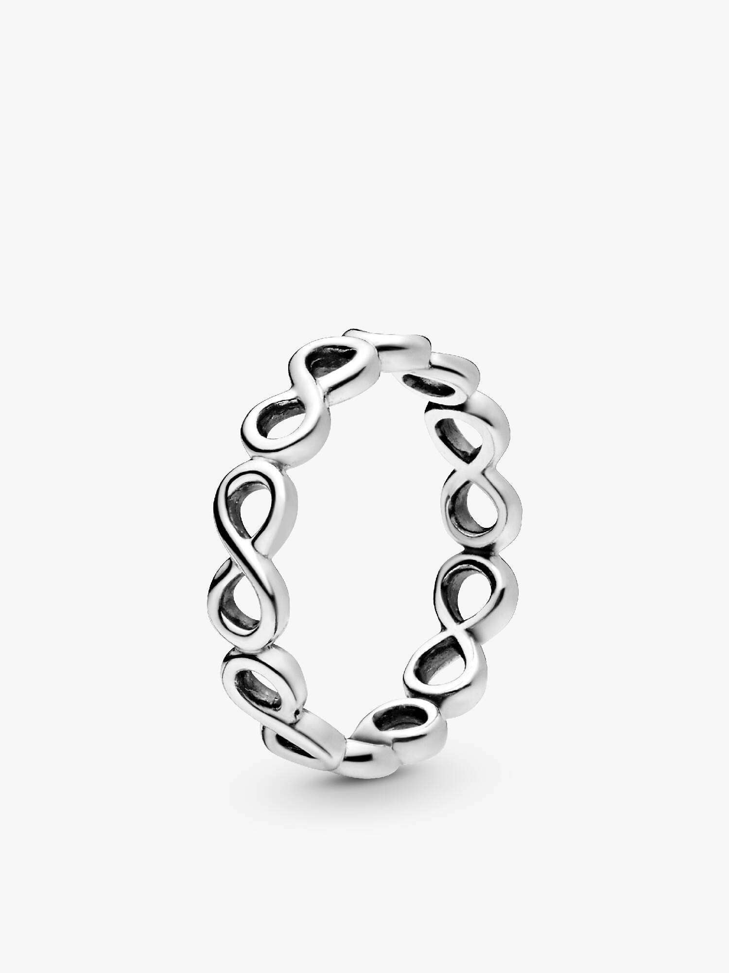 Infinity silver ring