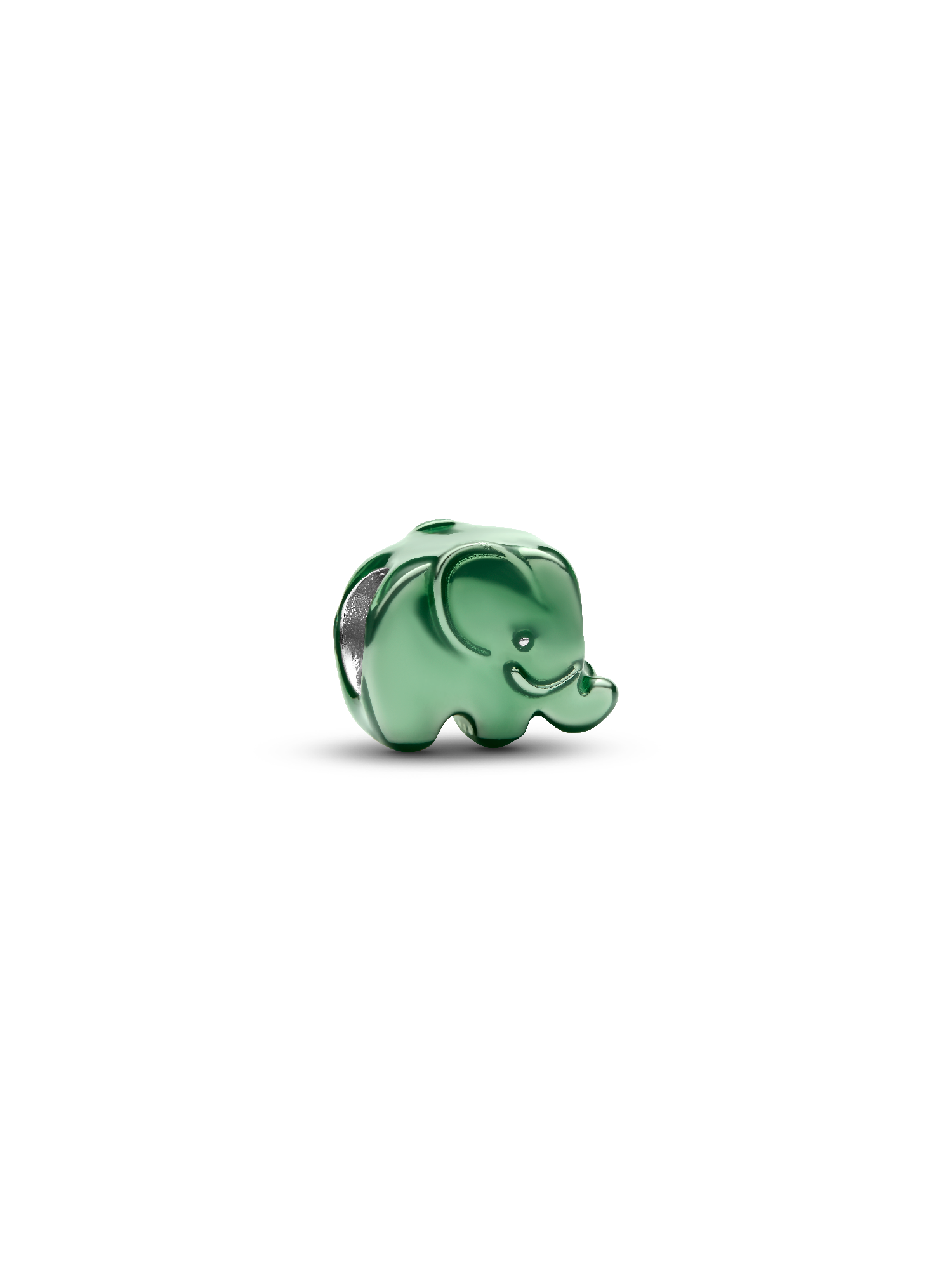 Green Elephant Mini Charm
