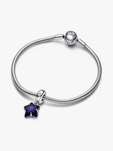Celestial Galaxy Star Murano Dangle Charm