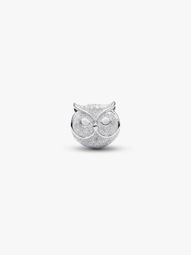 Textured Owl Mini Charm