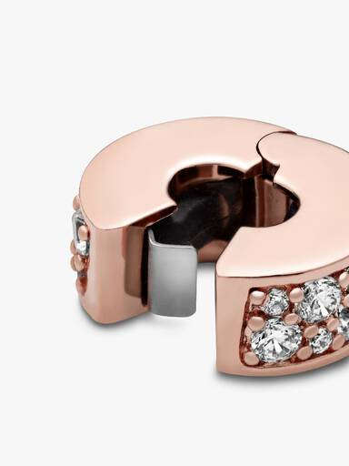 Clear Pavé Clip Charm