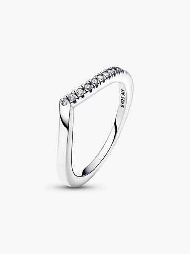 خاتم الأمنيات نصف البرّاق من Pandora Timeless