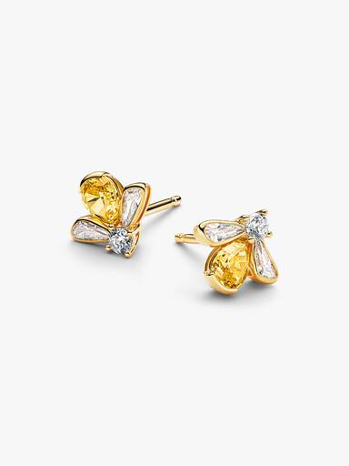Honey Bee Stud Earrings