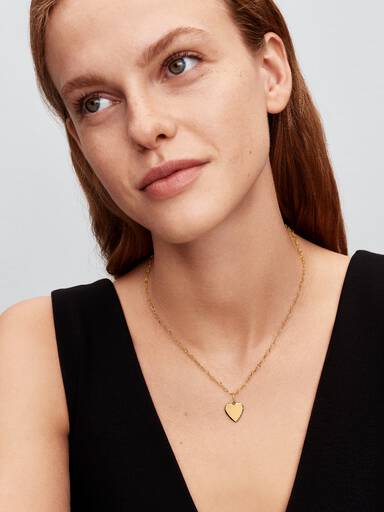 Engravable Heart Tag Pendant