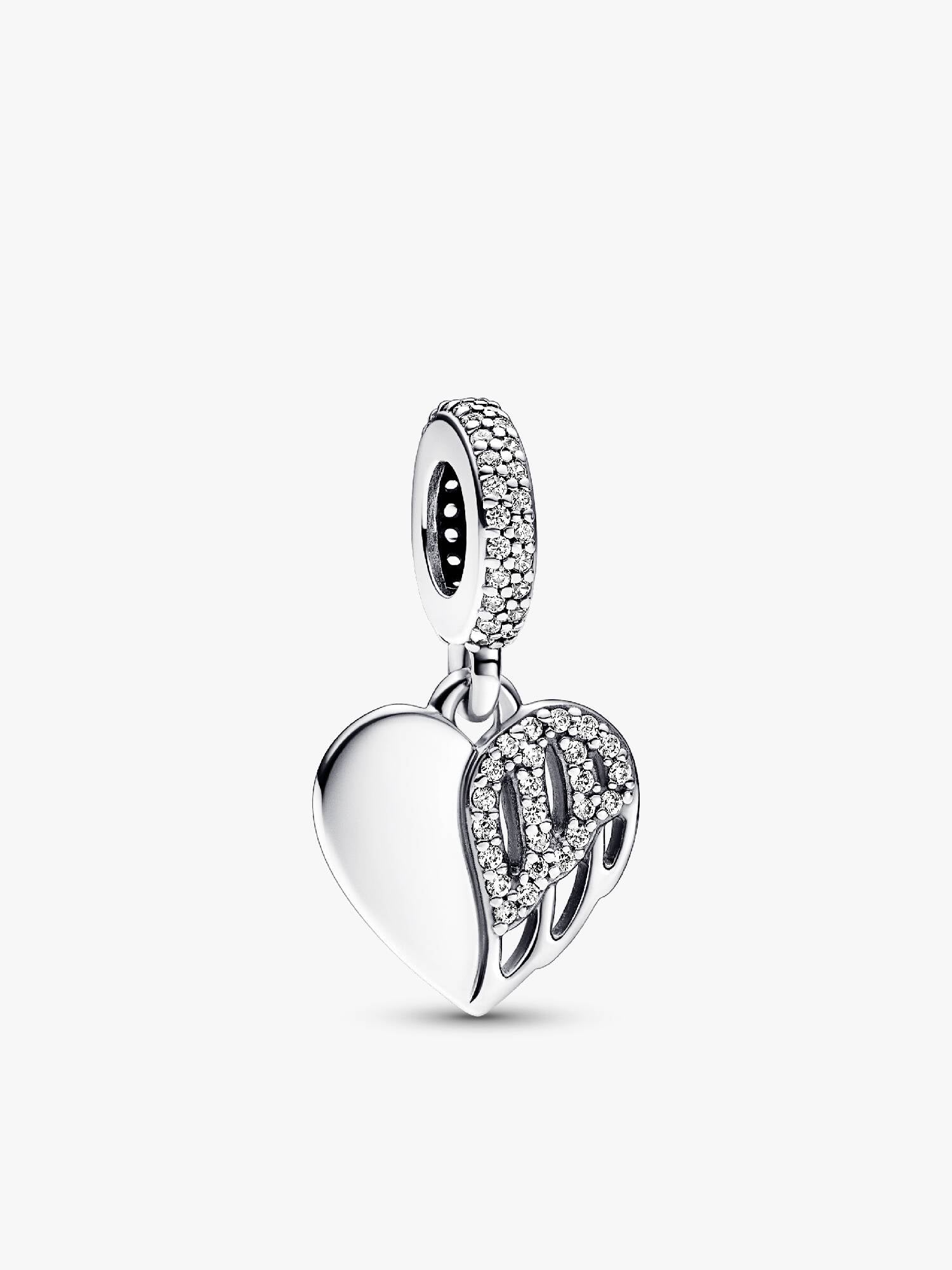 Heart & Angel Dangle Charm
