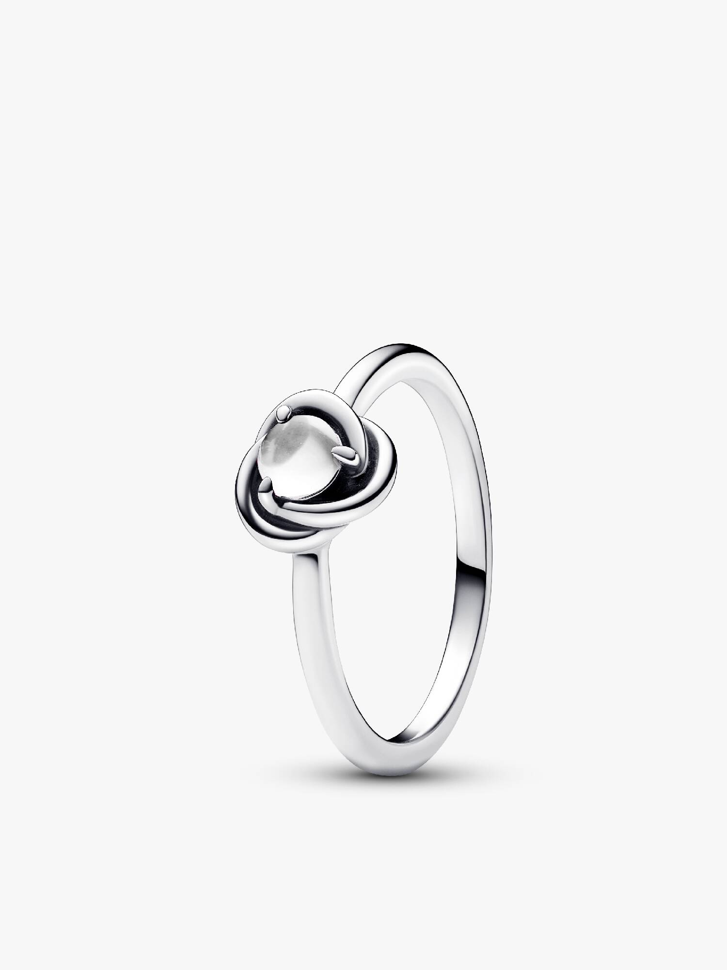 April Birthstone Eternity Circle Ring