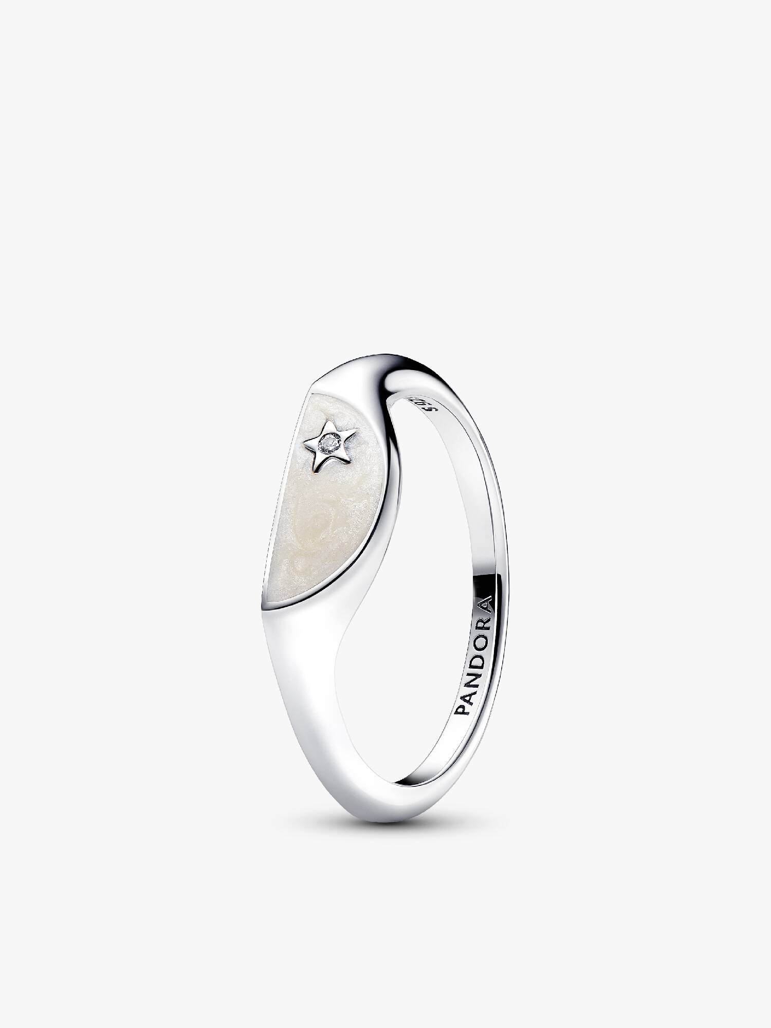 Pandora ME Halved Enamel Signet Ring