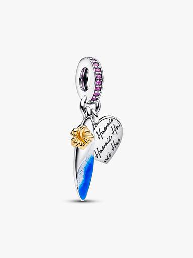 Surf Board Double Dangle Charm