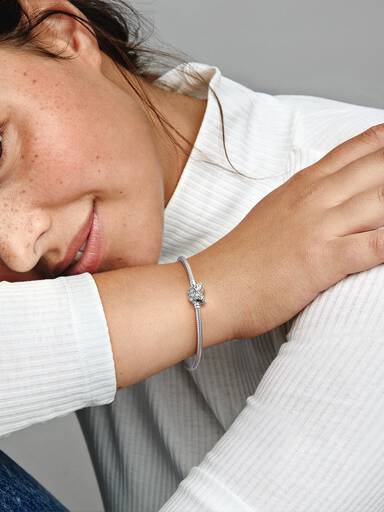 Pandora Moments Butterfly Clasp Snake Chain Bracelet