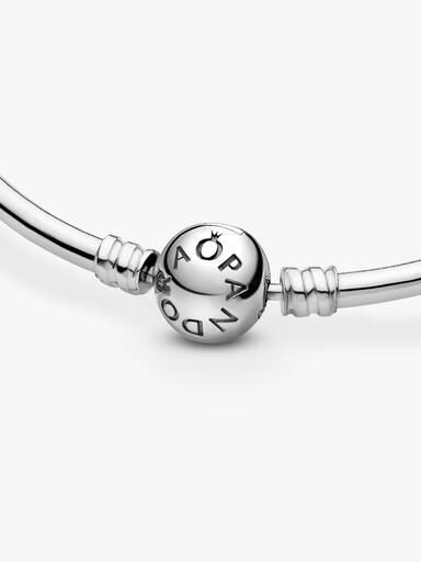 Silver bangle bracelet