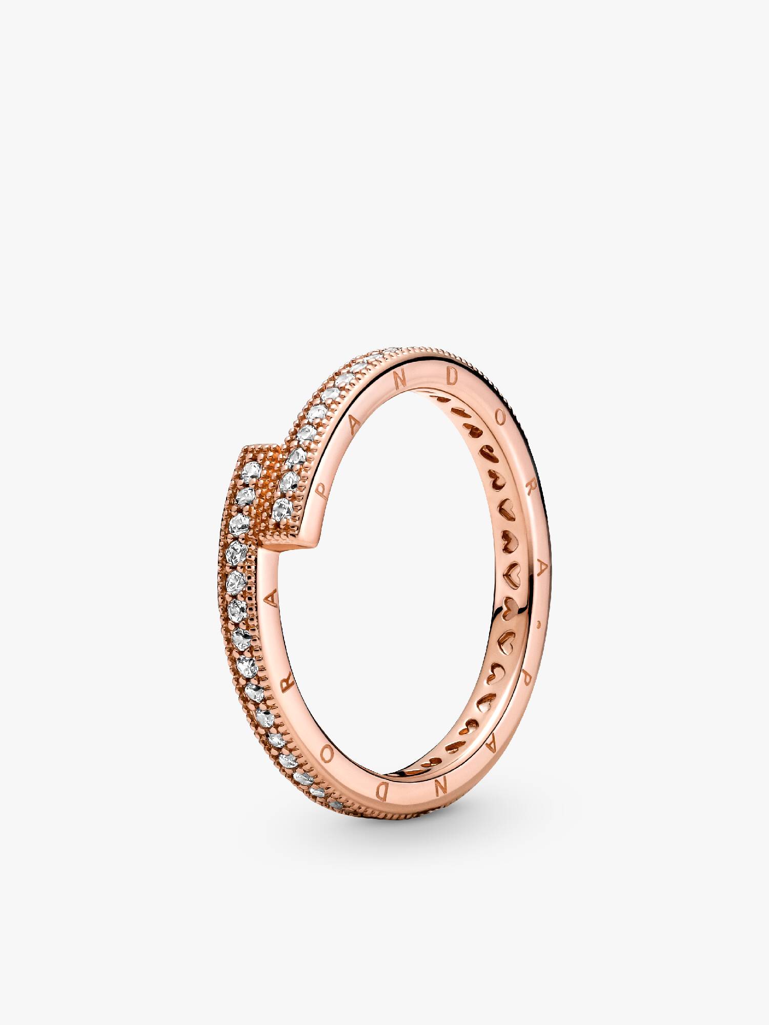 Sparkling Overlapping Ring