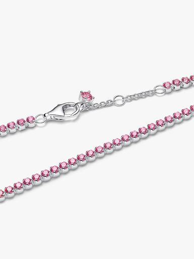 Pink Small Tennis Bracelet