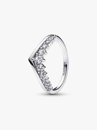 خاتم "Wish Floating" المرصوف بالأحجار من Pandora Timeless