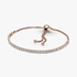 14k Rose gold-plated bracelet with clear cubic zirconia 14k Rose gold-plated bracelet with clear cubic zirconia