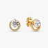 Sparkling Round Halo Stud Earrings Sparkling Round Halo Stud Earrings