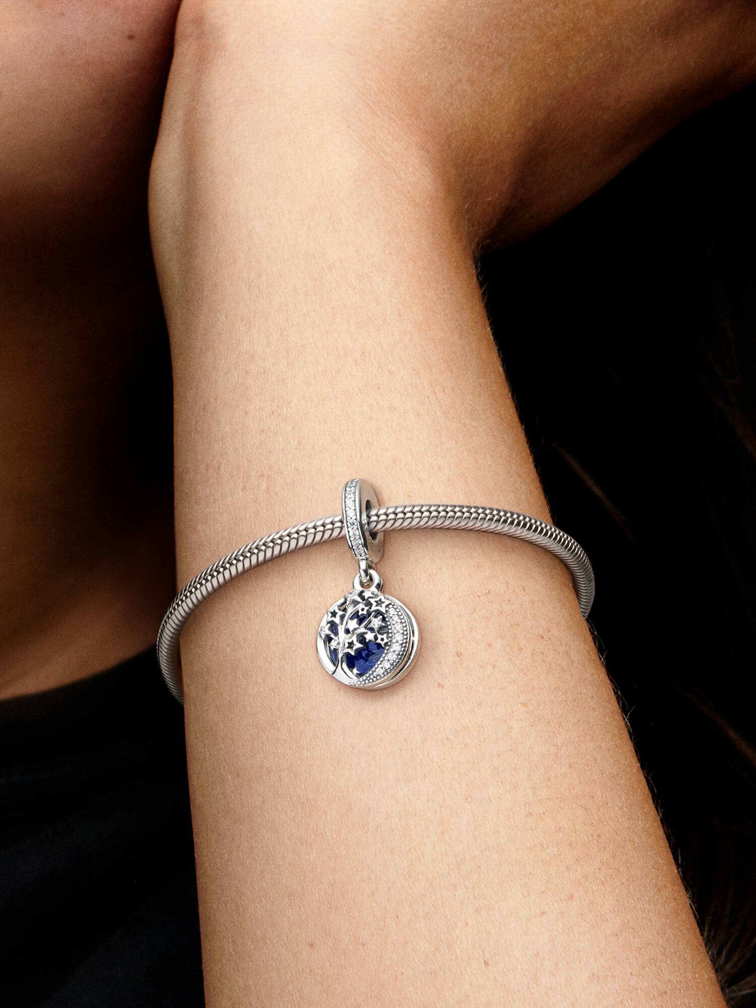 Double Dangle Tree & Galaxy Moon Charm