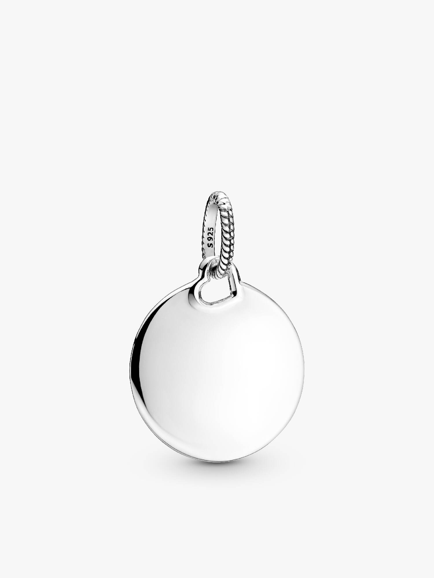 Engravable Round Tag Pendant