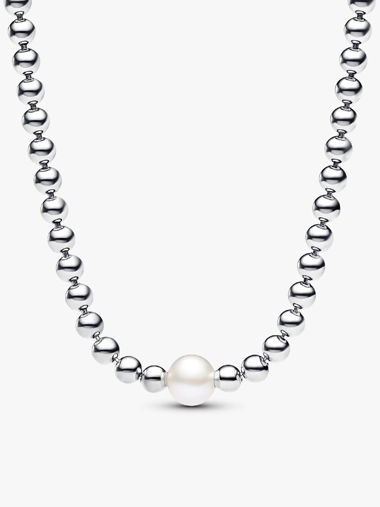 Treated Freshwater Cultured Pearl & Beads Collier Necklace