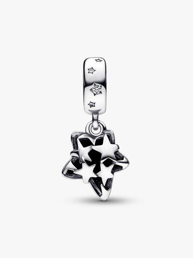Celestial Galaxy Star Murano Dangle Charm