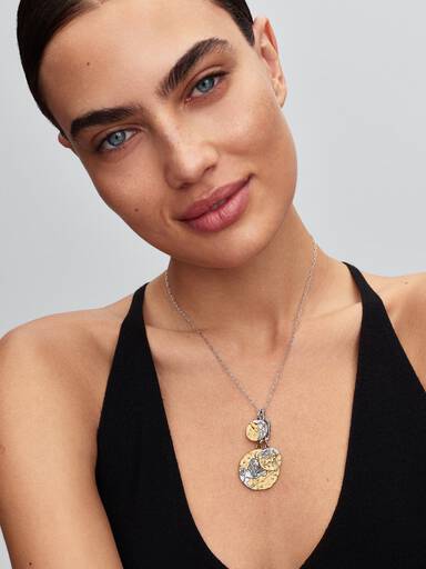 Aquarius Zodiac Medallion Charm
