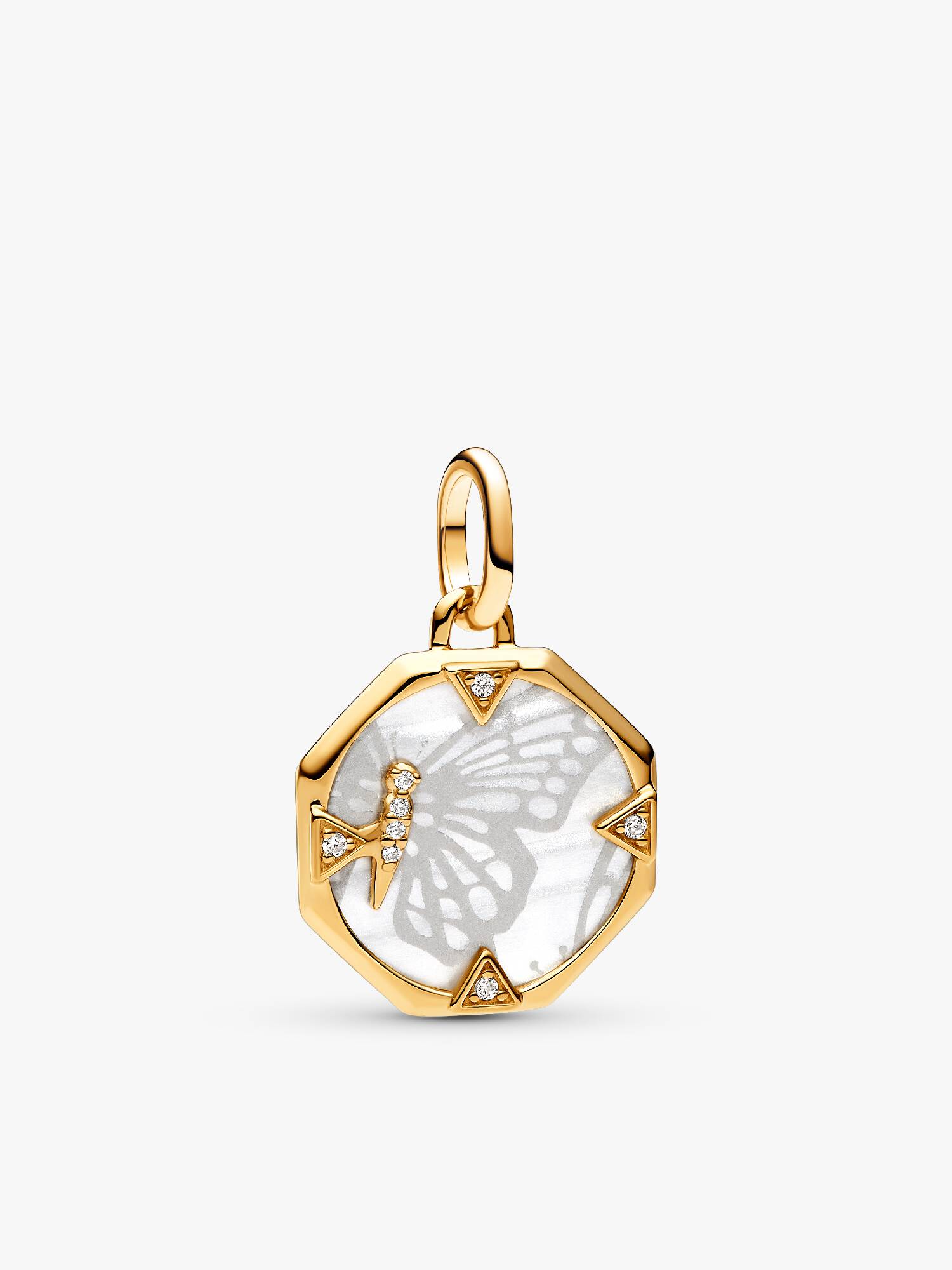 Pandora ME Pearlescent Butterfly Medallion Charm