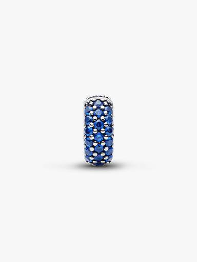 Royal Blue Stone Clip Charm