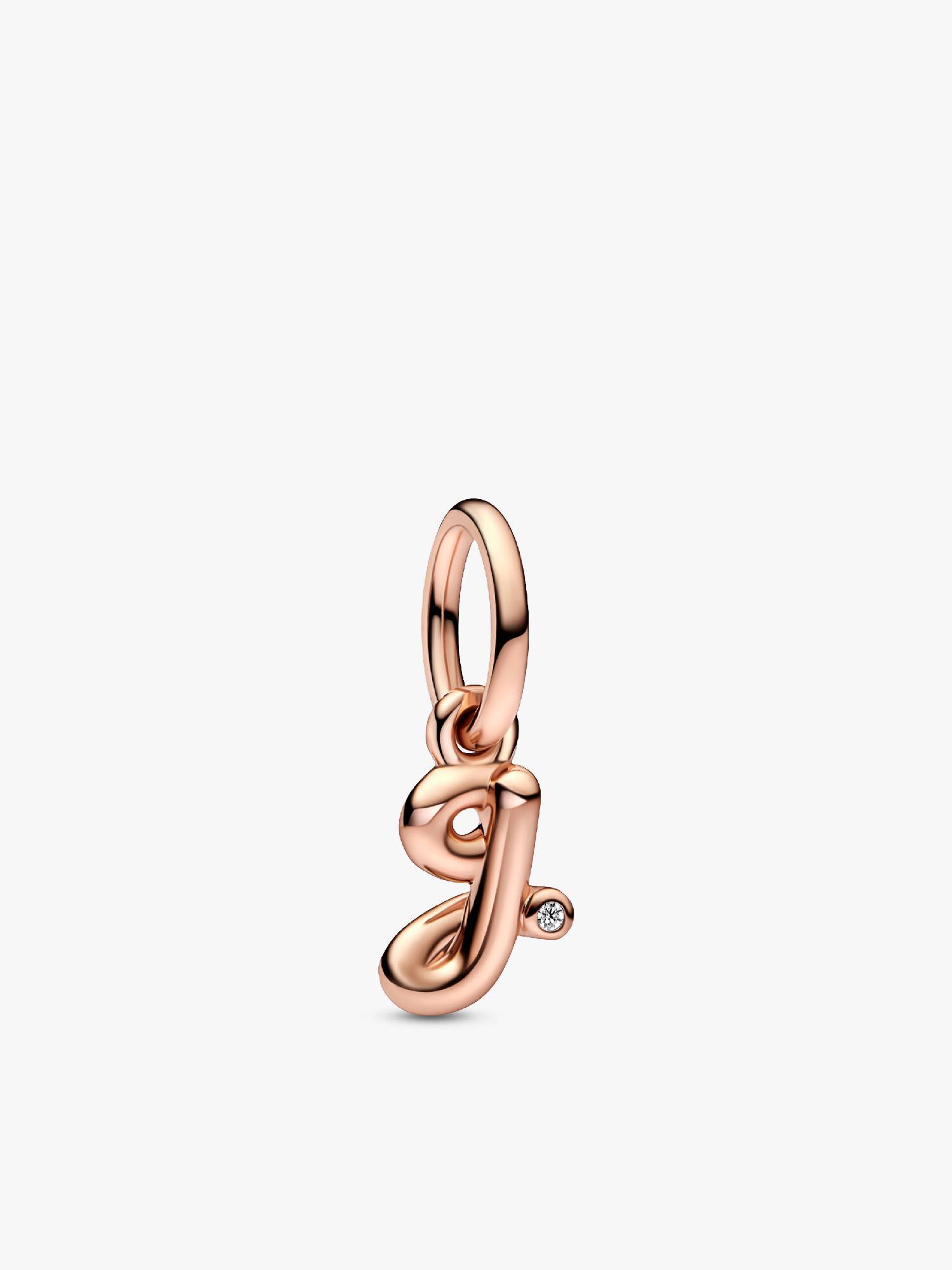 Letter g Script Alphabet Dangle Charm