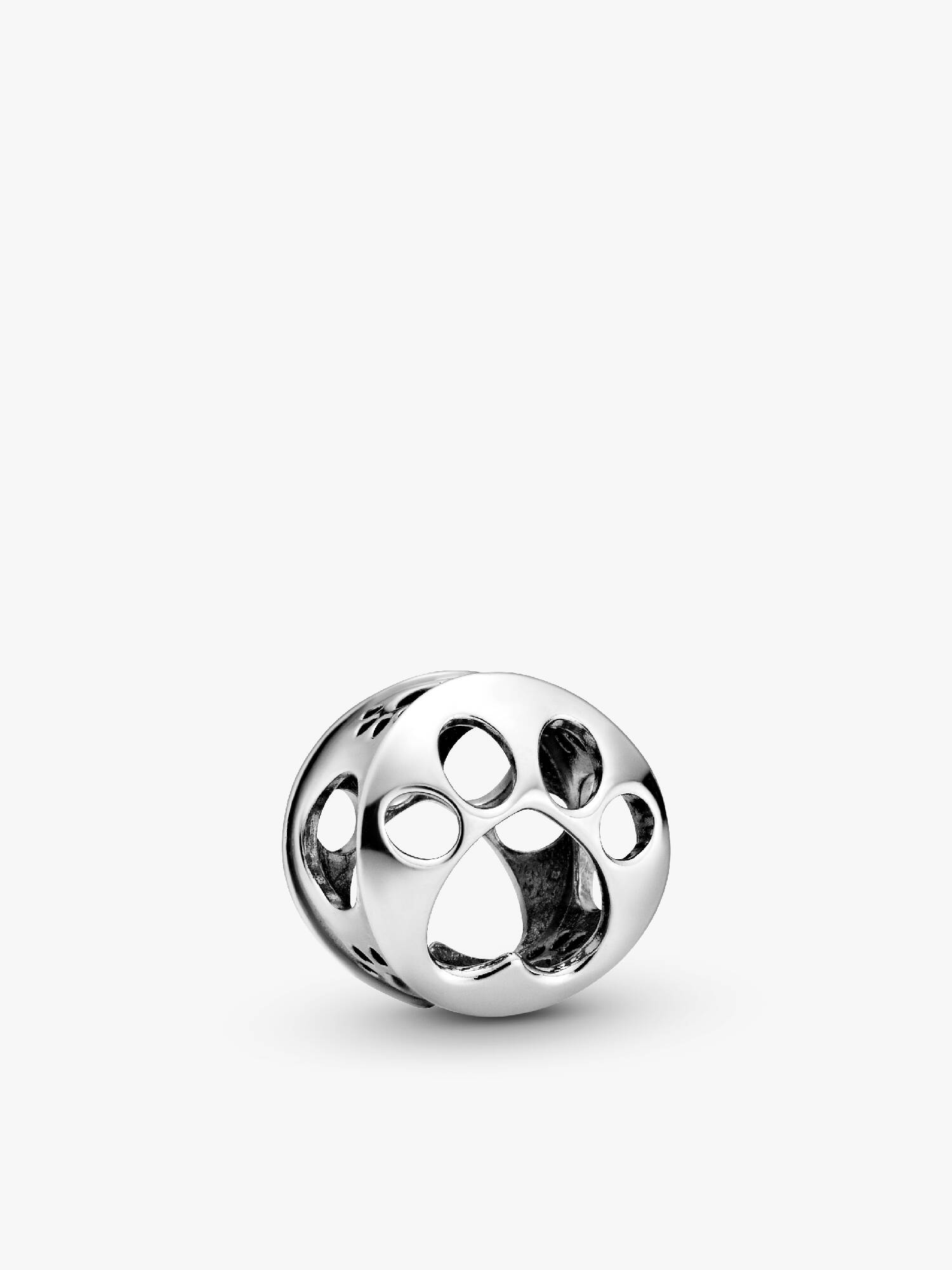 Paw sterling silver charm