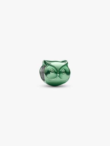 Green Owl Mini Charm