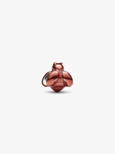 Orange Bee Mini Charm