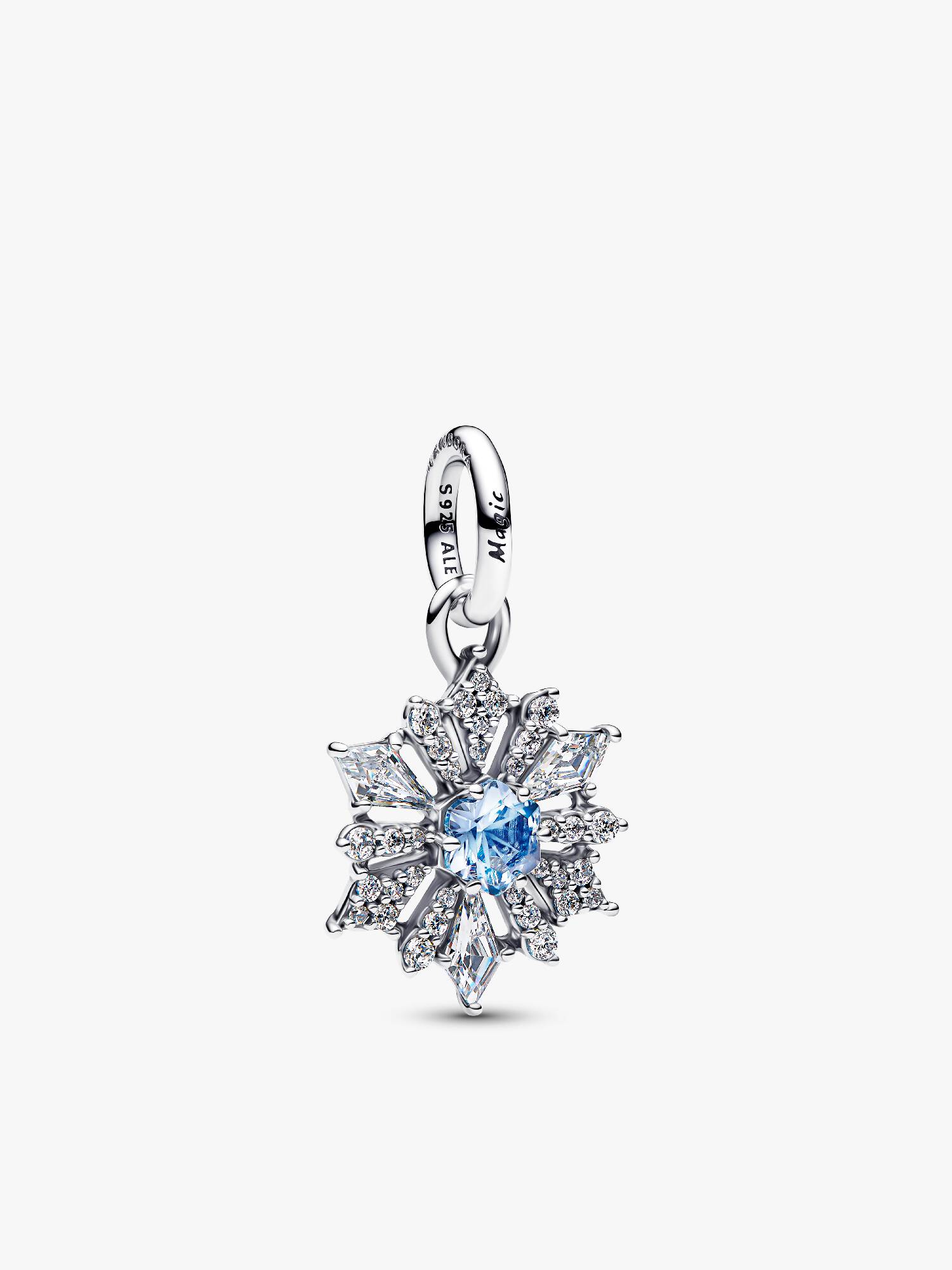 Disney Frozen Queen Elsa Snowflake Dangle Charm