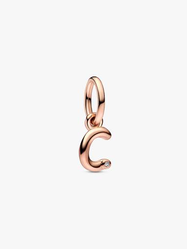 تعليقة متدلّية على شكل الحرف "c"