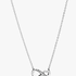 Infinity sterling silver collier with clear cubic zirconia Infinity sterling silver collier with clear cubic zirconia