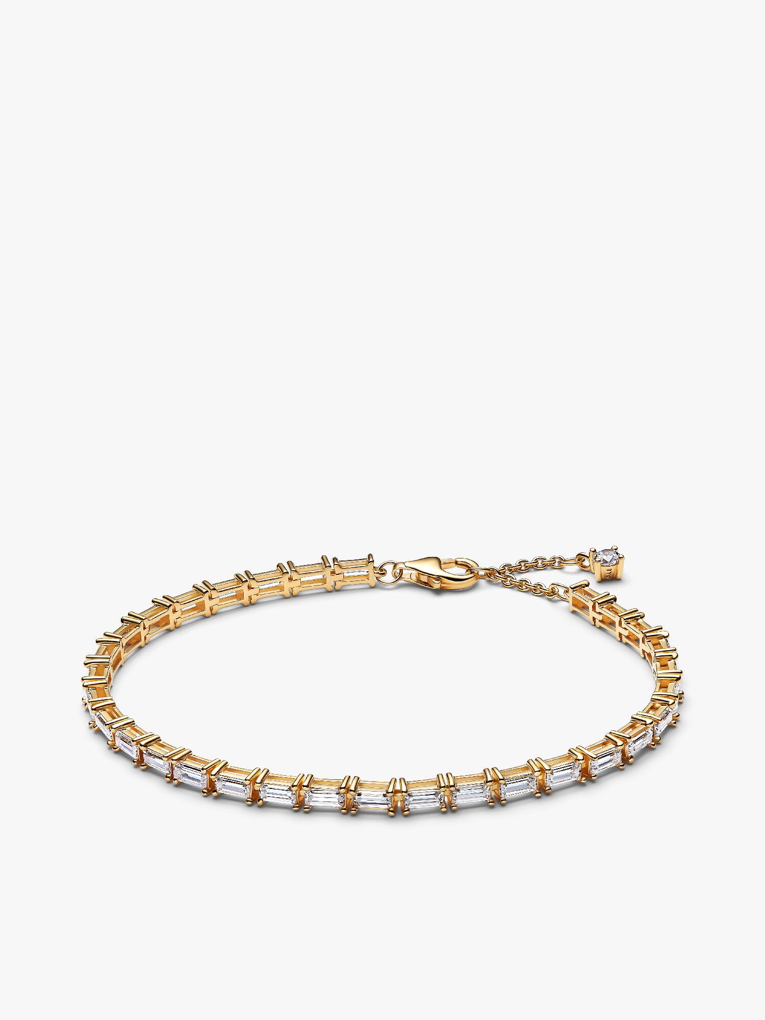 Sparkling Baguette Tennis Bracelet
