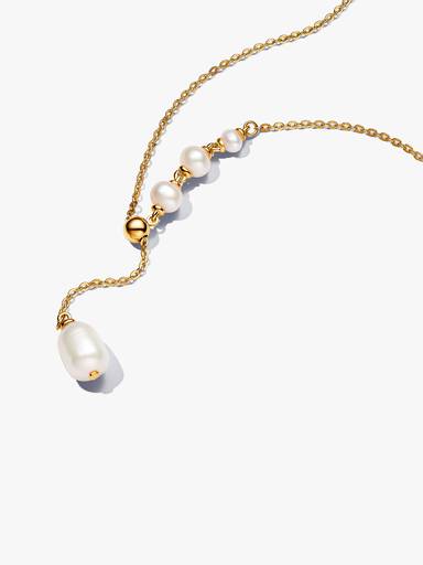 Treated Freshwater Cultured Pearl Drop Necklace