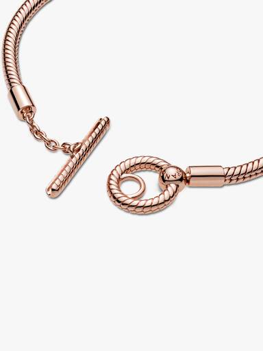 Pandora Moments T-Bar Snake Chain Bracelet