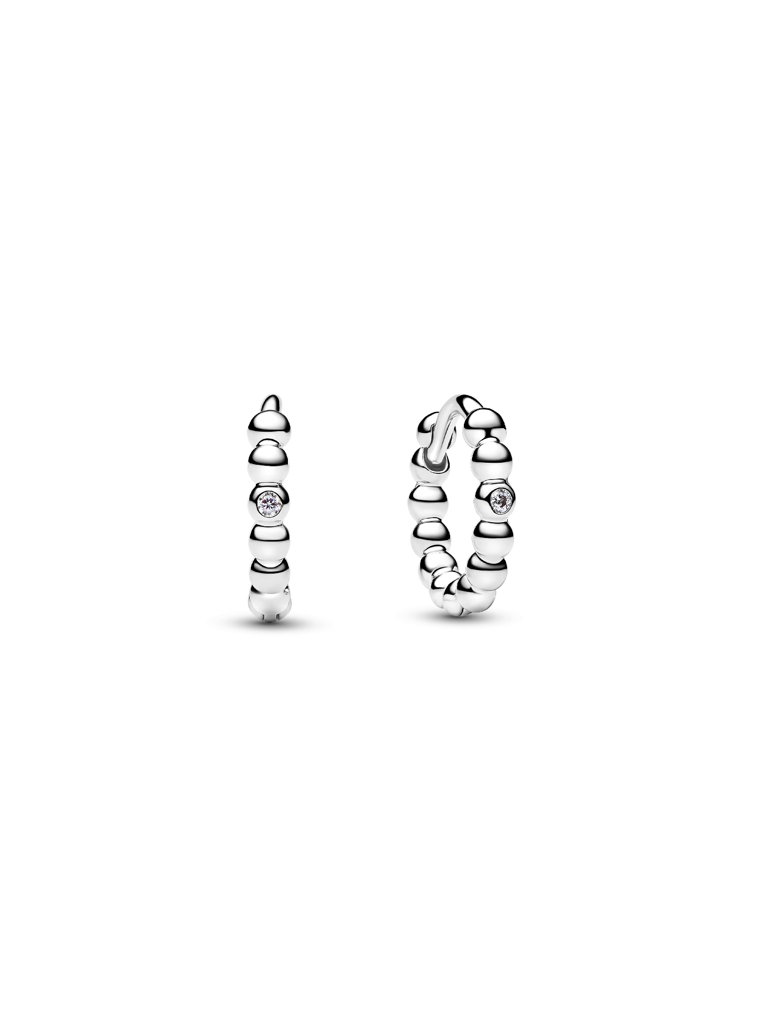 Beaded Huggie Earrings