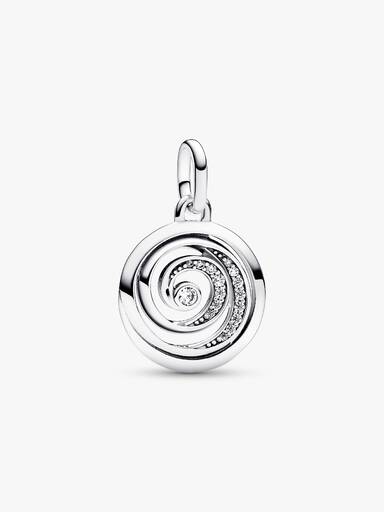 Pandora ME Gratitude Spiral Medallion Charm